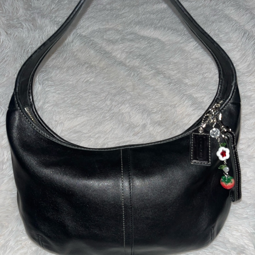 Black coach ergo hobo bag